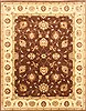 Ziegler Brown Hand Knotted 81 X 102 Area Rug 250-21173 Thumb 0