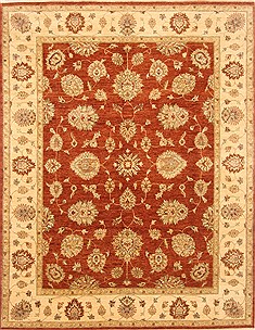 Ziegler Brown Hand Knotted 7'11" X 10'2"  Area Rug 250-21175