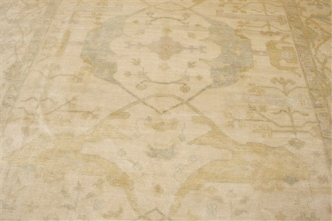 Oushak Beige Hand Knotted 80 X 910  Area Rug 250-21180 Image 15