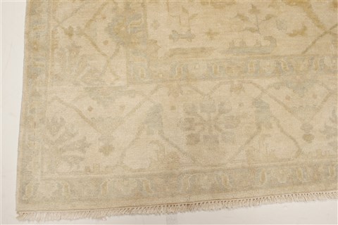 Oushak Beige Hand Knotted 80 X 910  Area Rug 250-21180 Image 17