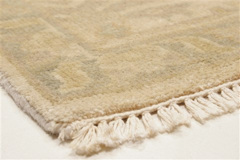 Oushak Beige Hand Knotted 80 X 910  Area Rug 250-21180 Image 18