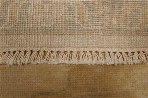 Oushak Beige Hand Knotted 80 X 910  Area Rug 250-21180 Image 14