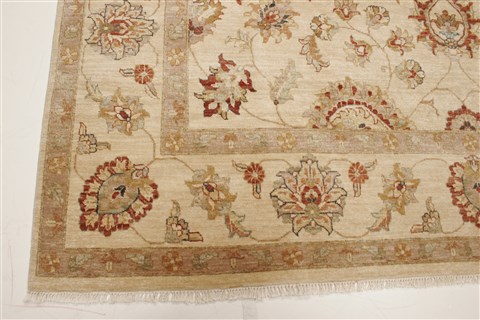 Ziegler Beige Hand Knotted 711 X 104 Area Rug 250-21182 Image 20