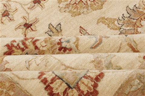Ziegler Beige Hand Knotted 711 X 104 Area Rug 250-21182 Image 14