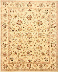 Ziegler Beige Hand Knotted 7'11" X 10'4"  Area Rug 250-21182