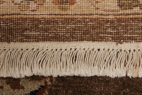 Ziegler Brown Hand Knotted 80 X 97 Area Rug 250-21186 Image 16