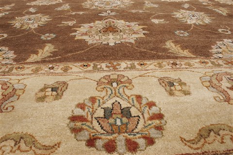Ziegler Brown Hand Knotted 80 X 97 Area Rug 250-21186 Image 17