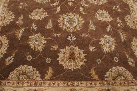 Ziegler Brown Hand Knotted 80 X 97 Area Rug 250-21186 Image 18
