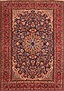 Isfahan Blue Hand Knotted 86 X 1110 Area Rug 100-21187 Thumb 0