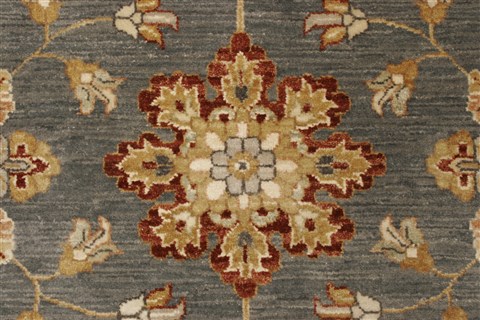 Ziegler Blue Hand Knotted 81 X 911  Area Rug 250-21188 Image 16