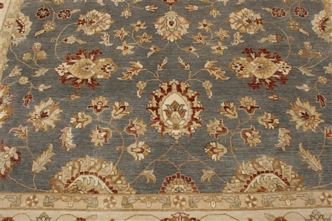 Ziegler Blue Hand Knotted 81 X 911  Area Rug 250-21188 Image 17