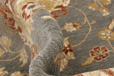 Ziegler Blue Hand Knotted 81 X 911  Area Rug 250-21188 Image 7