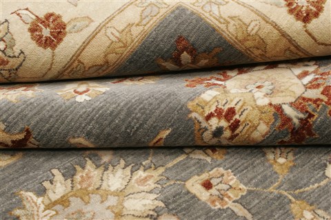 Ziegler Blue Hand Knotted 81 X 911  Area Rug 250-21188 Image 10