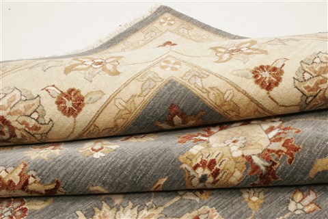 Ziegler Blue Hand Knotted 81 X 911  Area Rug 250-21188 Image 11