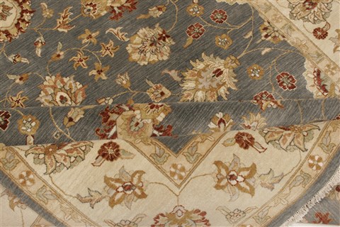 Ziegler Blue Hand Knotted 81 X 911  Area Rug 250-21188 Image 12