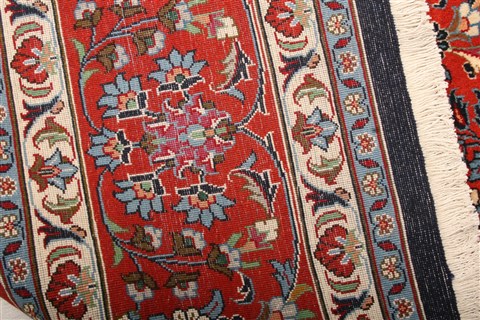 Mood Red Hand Knotted 82 X 113  Area Rug 253-21192 Image 11
