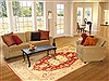 Pishavar Red Hand Knotted 710 X 98  Area Rug 250-21193 Thumb 2