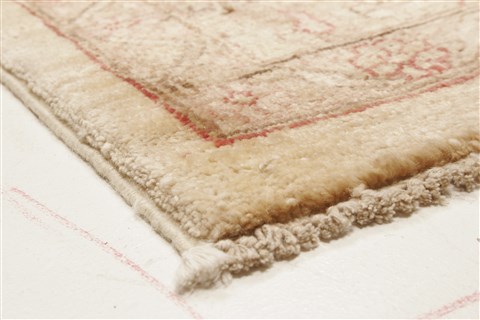 Pishavar Beige Hand Knotted 83 X 911 Area Rug 250-21197 Image 18