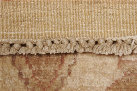 Pishavar Beige Hand Knotted 83 X 911 Area Rug 250-21197 Image 14