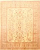 Pishavar Beige Hand Knotted 83 X 911  Area Rug 250-21197 Thumb 0