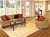 Pishavar Beige Hand Knotted 80 X 100 Area Rug 250-21201 Thumb 4