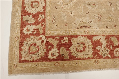 Pishavar Beige Hand Knotted 81 X 911 Area Rug 250-21202 Image 19
