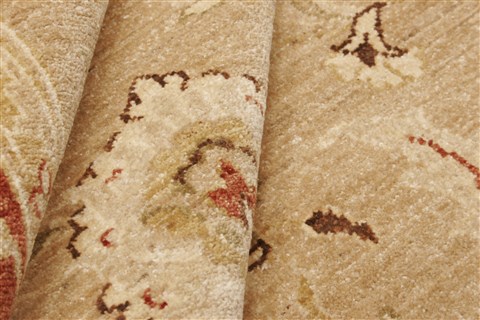 Pishavar Beige Hand Knotted 81 X 911 Area Rug 250-21202 Image 11