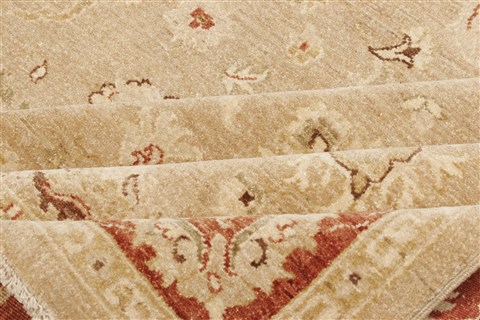 Pishavar Beige Hand Knotted 81 X 911 Area Rug 250-21202 Image 13