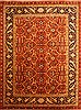 Kashan Red Hand Knotted 90 X 119  Area Rug 253-21205 Thumb 0