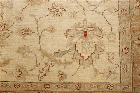 Pishavar Beige Hand Knotted 610 X 97 Area Rug 250-21206 Image 18