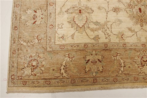 Pishavar Beige Hand Knotted 610 X 97 Area Rug 250-21206 Image 19
