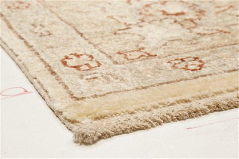 Pishavar Beige Hand Knotted 610 X 97 Area Rug 250-21206 Image 20