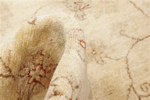 Pishavar Beige Hand Knotted 610 X 97 Area Rug 250-21206 Image 7