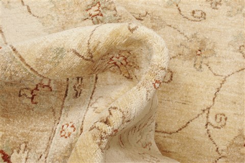Pishavar Beige Hand Knotted 610 X 97 Area Rug 250-21206 Image 8