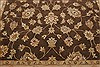 Agra Brown Hand Knotted 82 X 105  Area Rug 250-21210 Thumb 17