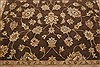 Agra Brown Hand Knotted 82 X 105  Area Rug 250-21210 Thumb 17