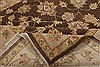 Agra Brown Hand Knotted 82 X 105  Area Rug 250-21210 Thumb 13