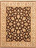 Agra Brown Hand Knotted 82 X 105  Area Rug 250-21210 Thumb 0