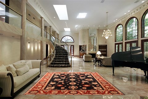 Pishavar Black Hand Knotted 710 X 100 Area Rug 250-21211 Image 5