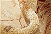 Pishavar Beige Hand Knotted 81 X 99 Area Rug 250-21213 Thumb 6