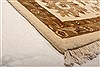 Kashan Beige Hand Knotted 89 X 121  Area Rug 100-21214 Thumb 12