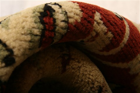 Kashan Beige Hand Knotted 61 X 811  Area Rug 253-21217 Image 12