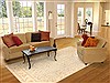 Chobi Blue Hand Knotted 81 X 100  Area Rug 300-21237 Thumb 4