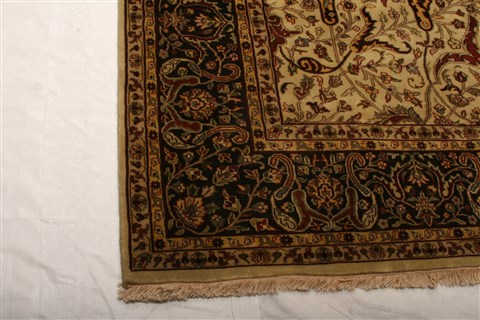 Indo-Nepal Brown Hand Knotted 80 X 910 Area Rug 100-21247 Image 8