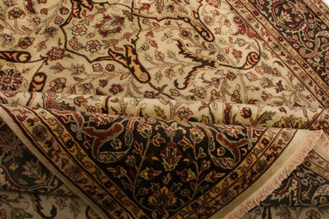 Indo-Nepal Brown Hand Knotted 80 X 910 Area Rug 100-21247 Image 17