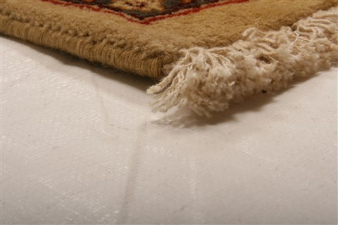 Kashan Yellow Hand Knotted 811 X 118  Area Rug 100-21252 Image 9