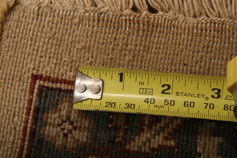 Kashan Yellow Hand Knotted 811 X 118  Area Rug 100-21252 Image 12