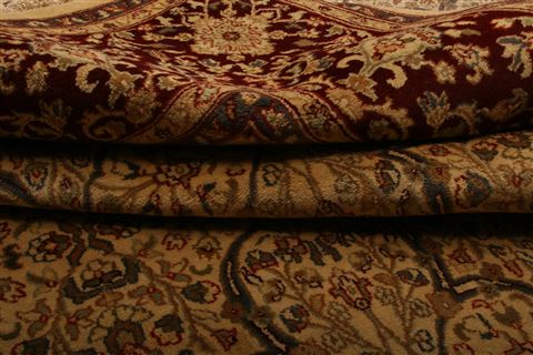 Kashan Yellow Hand Knotted 811 X 118  Area Rug 100-21252 Image 14