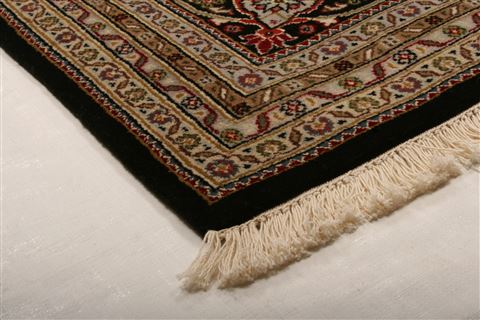 Tabriz Yellow Hand Knotted 82 X 102  Area Rug 253-21254 Image 10