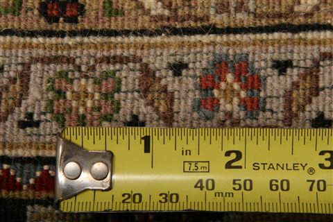 Tabriz Yellow Hand Knotted 82 X 102  Area Rug 253-21254 Image 12